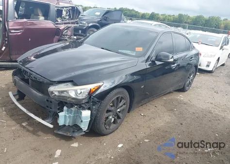 2015 Infiniti Q50 Premium z USA, uszkodzony, nr VIN JN1BV7AP9FM336376